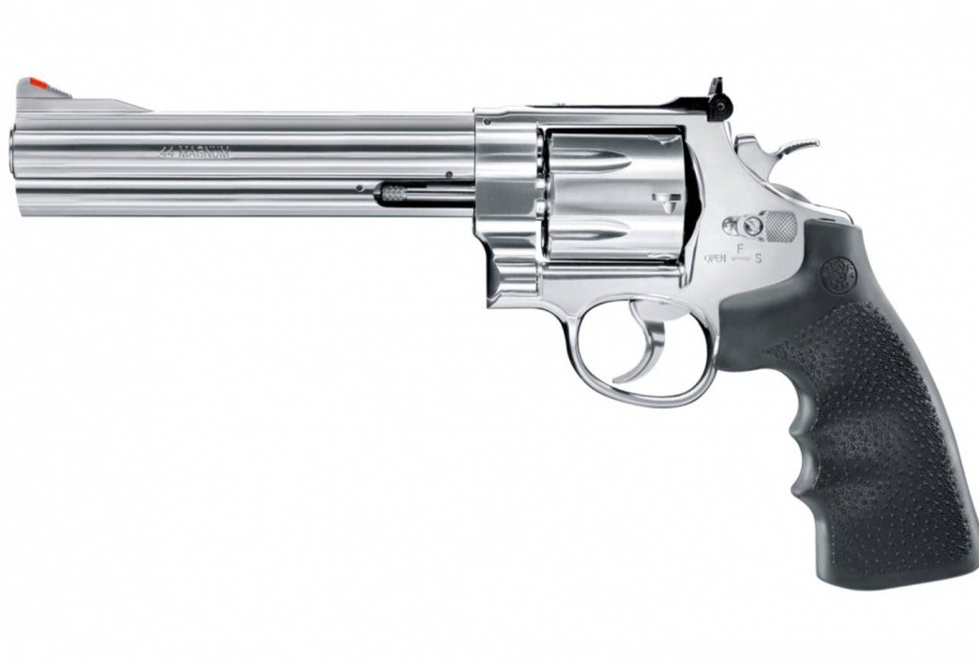 GAME-ON Revolvere | S&W - 629-6.5 Co2 Drevet - 4.5Mm Bb Revolver - Slv