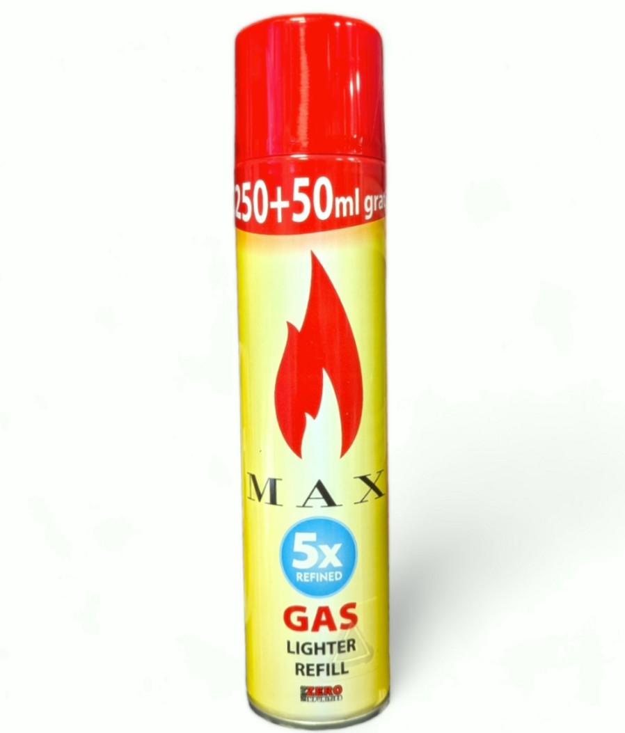 GAME-ON Zippo Lighters | Max Butan Lighter Gass - 300Ml