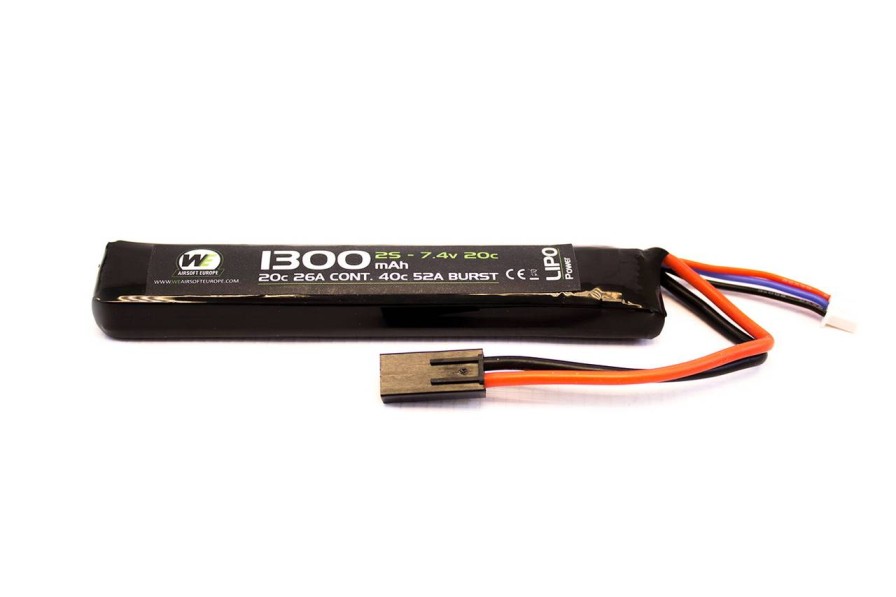 GAME-ON Li&Po Batterier | Nuprol Power - 7.4V 1300Mah - Li-Po Batteri