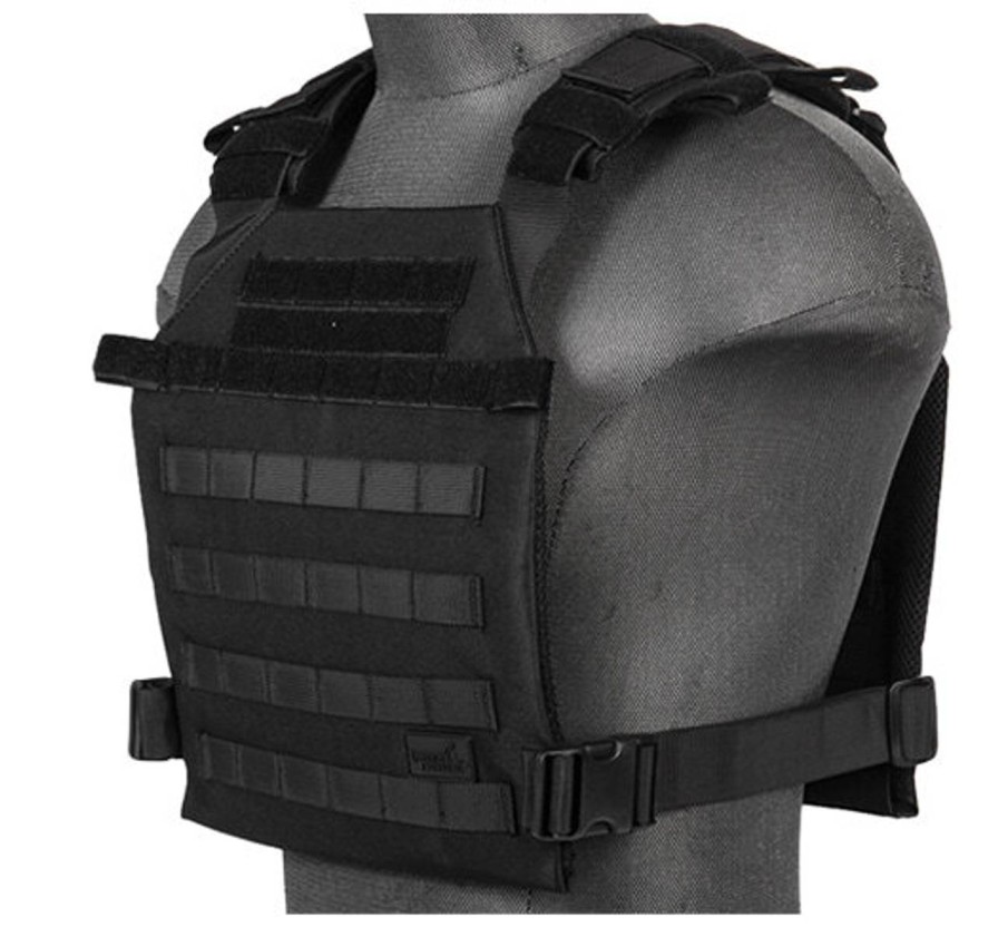 GAME-ON Vester | Lt - Light Plate Carrier Vest - 1000D Cordura - Svart