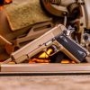 GAME-ON Miniatyrmodeller | Goatguns - Mini 1911 - Replika Modell - Coyote