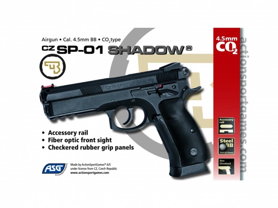 GAME-ON Uten Blowback | Sp-01 Shadow Luftpistol - 4.5Mm Bb