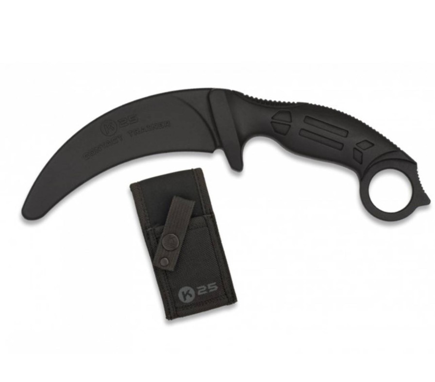 GAME-ON Diverse Kniver | K25 - Karambit Style Treningskniv Gummi - Svart