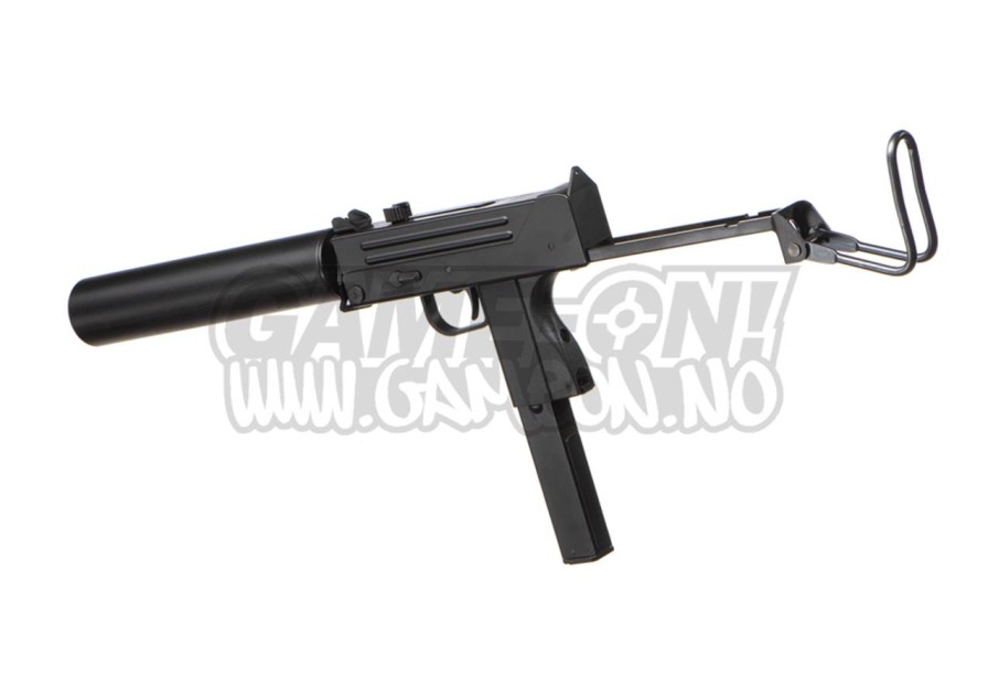 GAME-ON Gass Med Blowback | Hfc - M11 Smg Gassdrevet Softgun Pistol Med Blowback - Svart