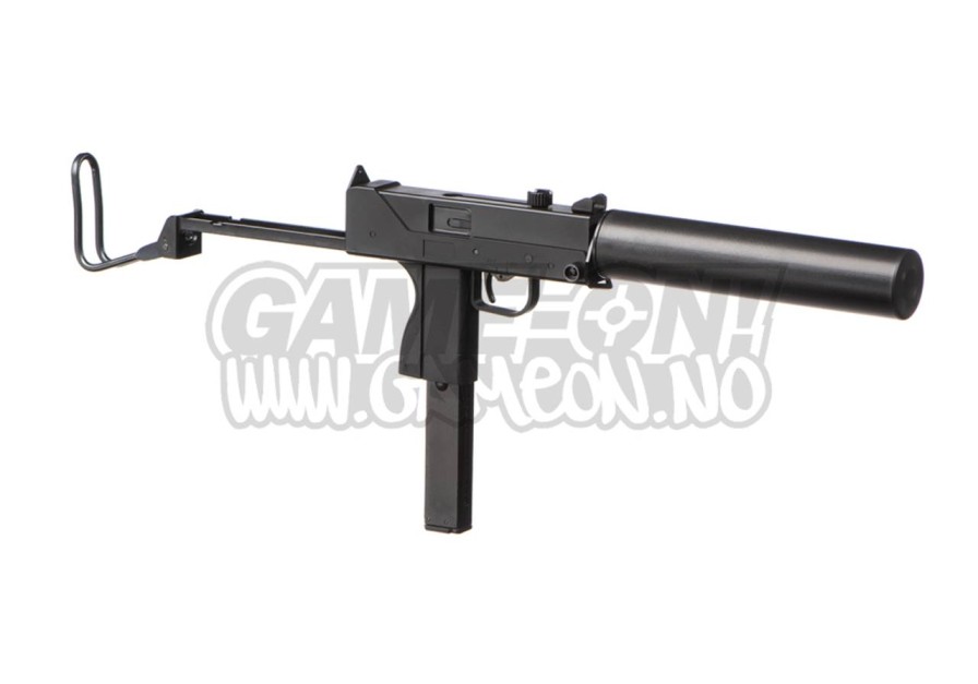 GAME-ON Gass Med Blowback | Hfc - M11 Smg Gassdrevet Softgun Pistol Med Blowback - Svart