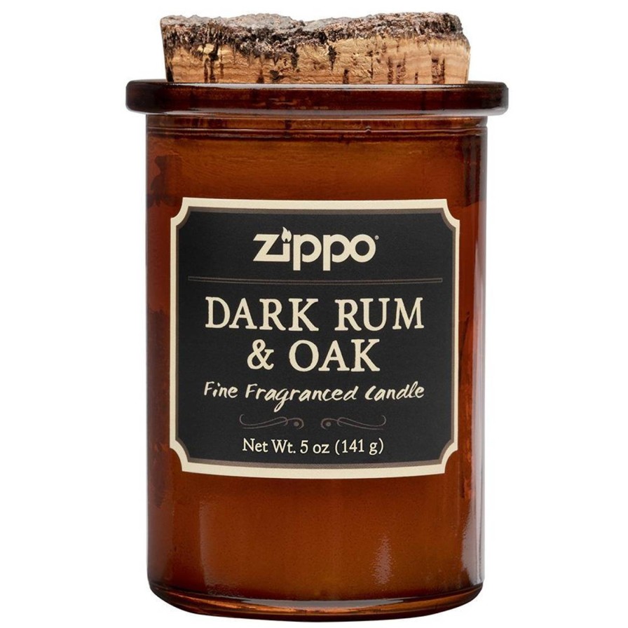 GAME-ON Godt Og Blandet | Zippo - Spirit Candle Duftlys - Dark Rum & Oak