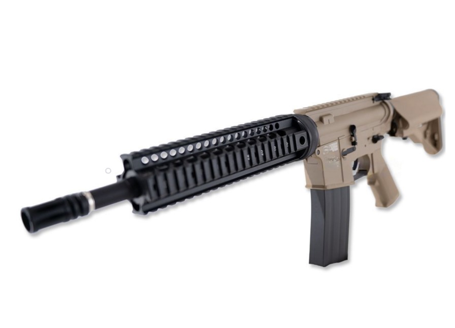 GAME-ON Co2&Gassdrevet Gevaer | Swiss Arms - Fn Herstal M4 Co2 4.5Mm Luftvpen - Tan