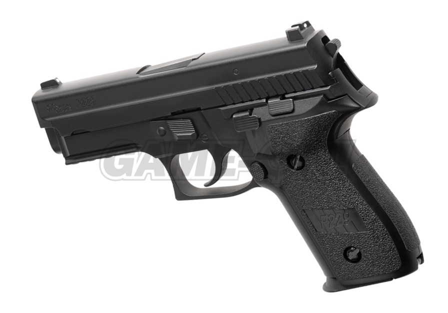 GAME-ON Gass Med Blowback | Sig Sauer - P229 Proforce Softgunpistol Med Blowback Co2 - Svart