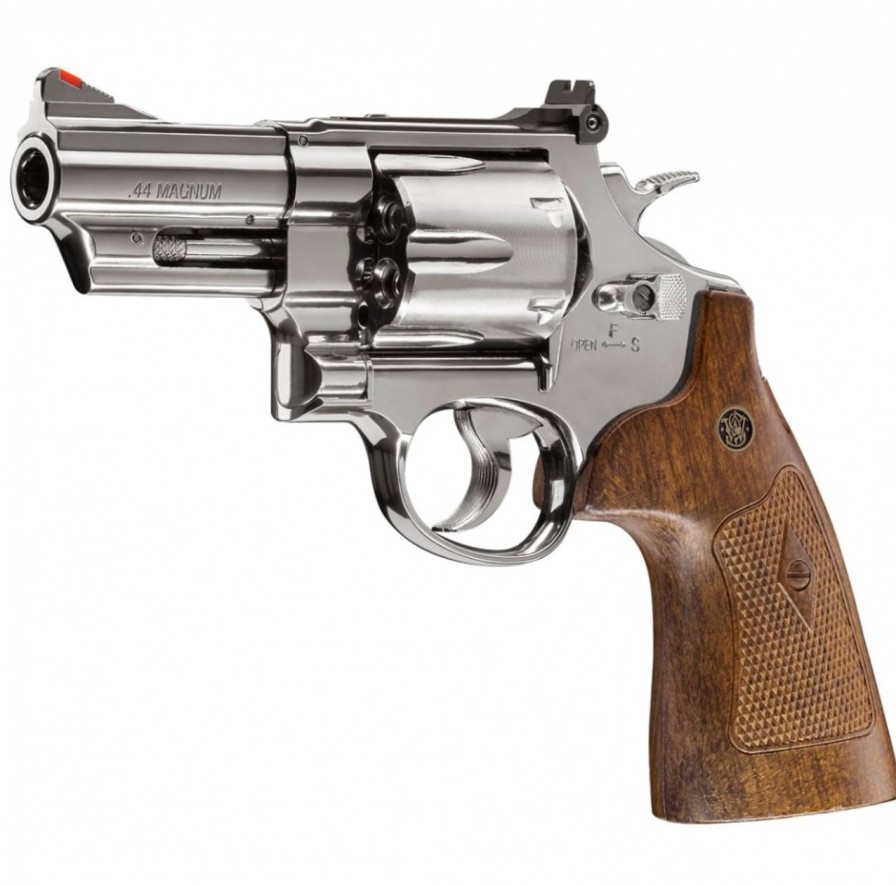 GAME-ON Revolvere | S&W - M29 3 Co2 Drevet - 4.5Mm Bb Revolver - Bl Polert