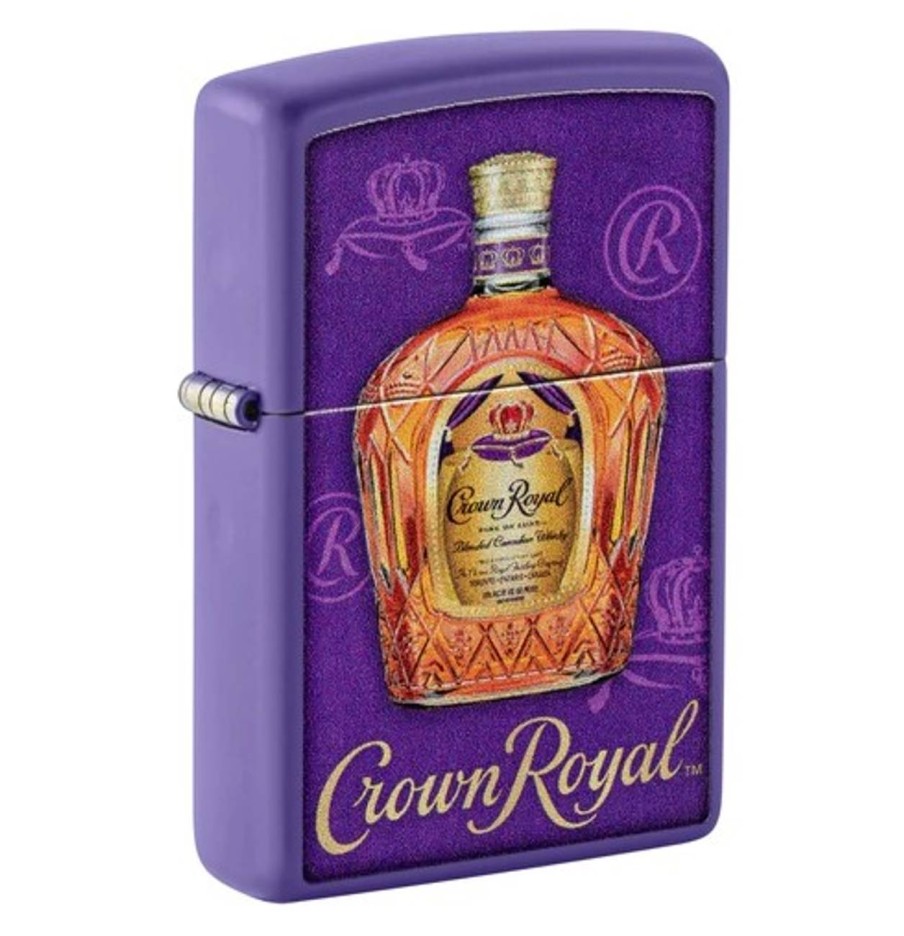 GAME-ON Zippo Lighters | Zippo - Crown Royalu00Ae Whiskey - Lighter