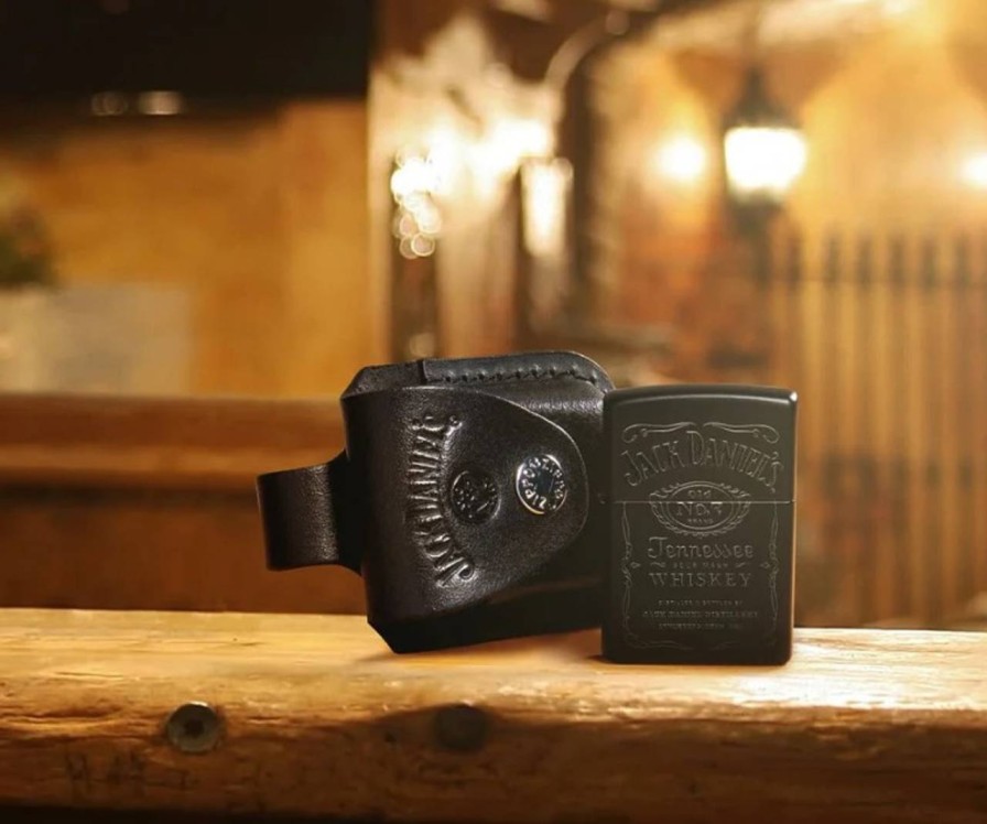 GAME-ON Zippo Lighters | Zippo - Jack Daniels Gavesett Med Lighter Og Holder