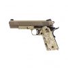 GAME-ON Gass Med Blowback | Raven - 1911 Meu Railed Softgunpistol Med Blowback - Digital/Tan