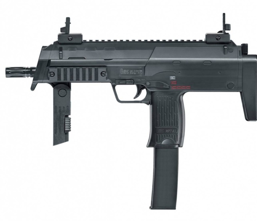 GAME-ON Fjaerdrevne Rifler | Heckler & Koch - Mp7 A1 Fjrdrevet Softgun - Svart