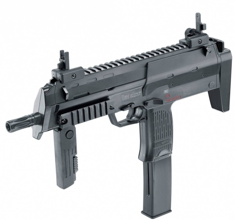 GAME-ON Fjaerdrevne Rifler | Heckler & Koch - Mp7 A1 Fjrdrevet Softgun - Svart