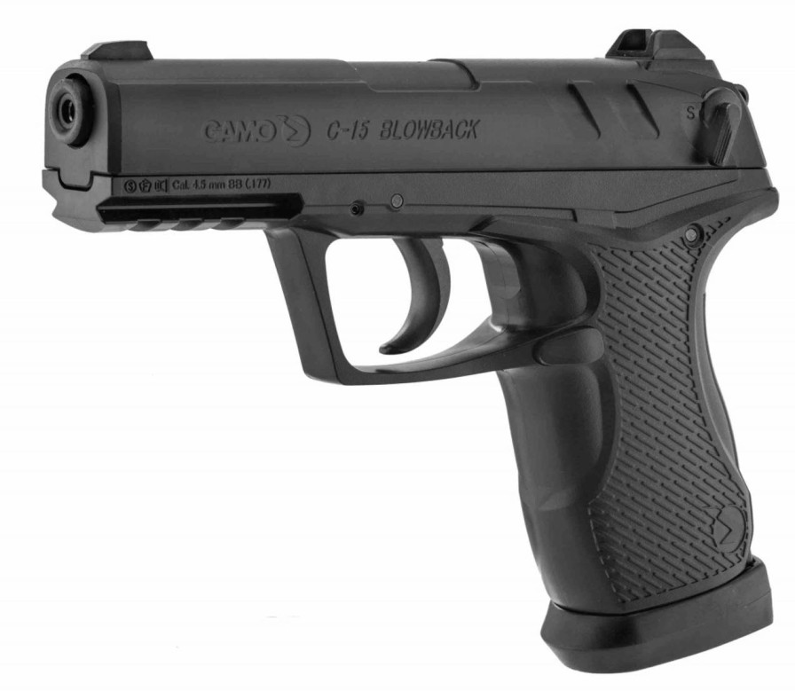 GAME-ON Med Blowback | Gamo - C15 Co2 Drevet Luftpistol Med Blowback - 4.5Mm