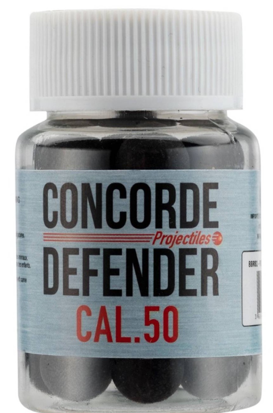 GAME-ON .43&.50 Kaliber | Concorde Gummikuler T4E .50 Kaliber - 100Stk