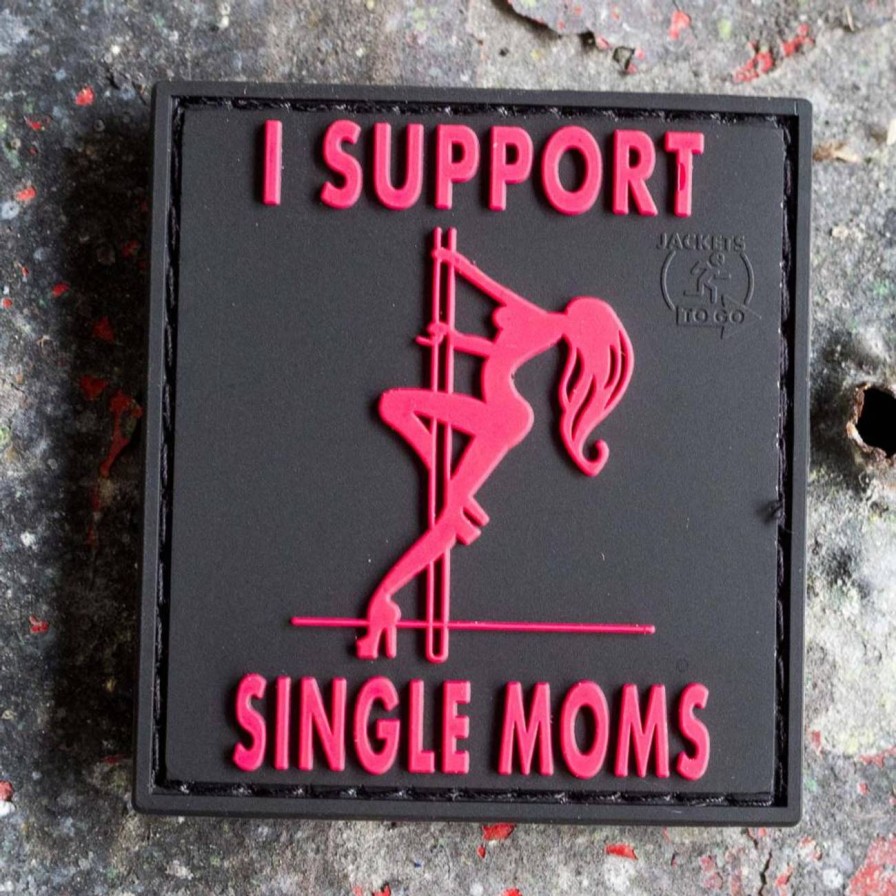 GAME-ON Patches | Patch - I Support Single Moms Rubber - Blackmedic