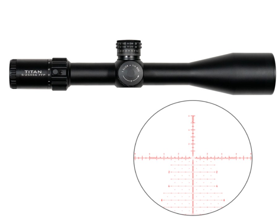 GAME-ON Kikkertsikte | Element Optics - Titan Kikkertsikte 5-25X56 Ffp Apr-2D Mrad