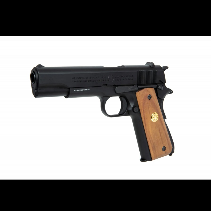 GAME-ON Gass Med Blowback | G&G Gpm1911 Gp2 Airsoftpistol Med Blowback - Metall & Tre