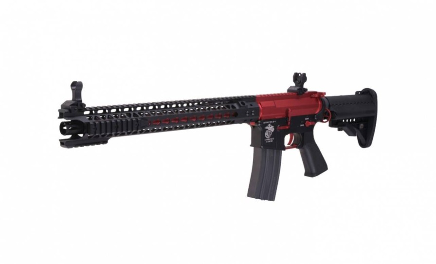 GAME-ON Aeg & Elektriske Rifler | Specna Arms - V26 Assault Elektrisk Softgunrifle - Red Edition