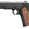 GAME-ON Gass Uten Blowback | Hfc - 1911 Gassdrevet Softgun Pistol Uten Blowback - Svart / Tre