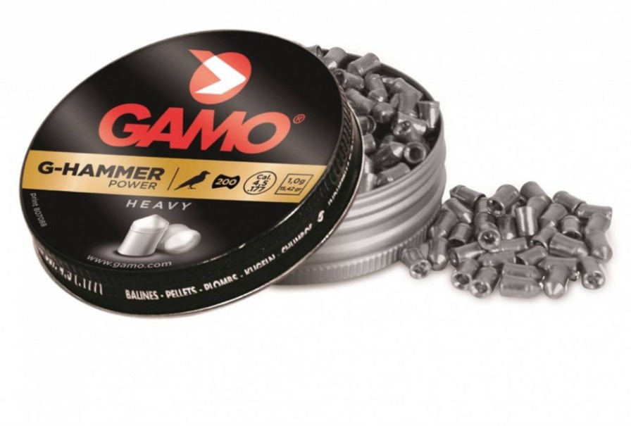 GAME-ON 4.5Mm&.177 & Pellets | Gamo - G-Hammer Heavy 4.5Mm Pellets Til Luftvpen - 200Stk