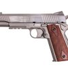 GAME-ON Gass Uten Blowback | Colt 1911 Rail - Co2 Drevet Softgun Uten Blowback - Slv