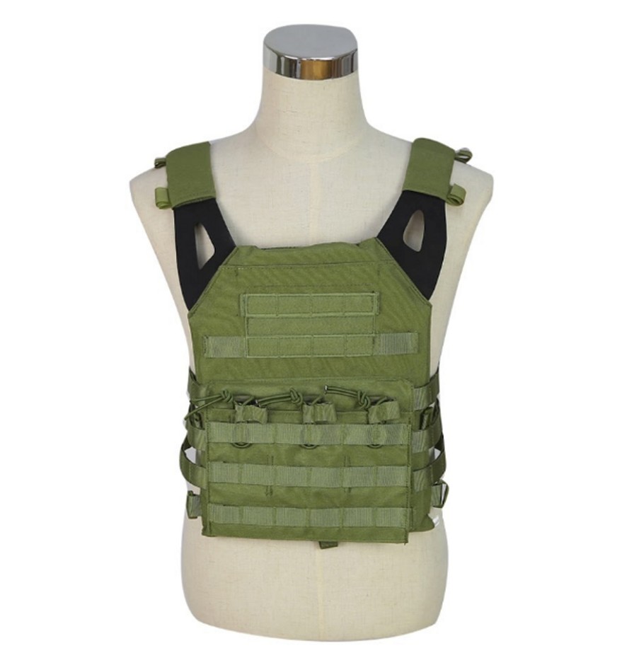 GAME-ON Vester | Jpc Plate Carrier Vest - Oliven