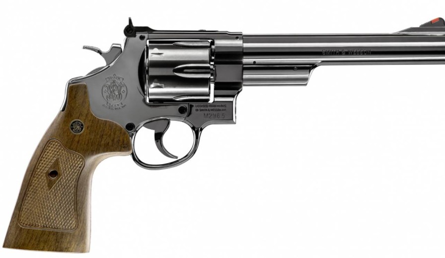 GAME-ON Revolvere | S&W - M29 6.5 Co2 Drevet - 4.5Mm Pellets Revolver - Bl Polert