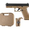 GAME-ON Gass Med Blowback | Glock 17 French Edition Gass Softgun Med Blowback - Svart / Tan