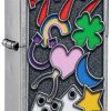 GAME-ON Zippo Lighters | Zippo - All Luck Design - Lighter