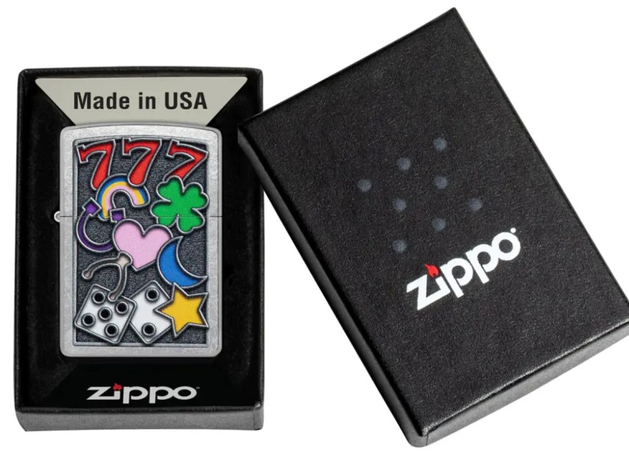 GAME-ON Zippo Lighters | Zippo - All Luck Design - Lighter