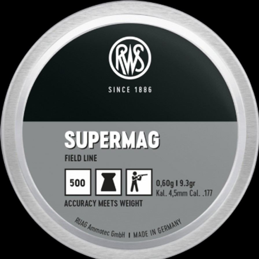 GAME-ON 4.5Mm&.177 & Pellets | Rws - 4.5Mm Supermag Pellets Til Luftvpen - 500Stk