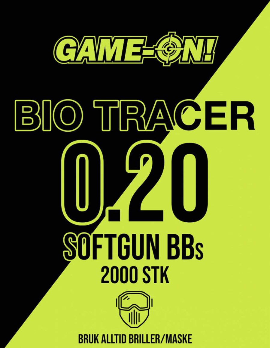 GAME-ON Bio Tracer Bb Kuler | Go! Grnne Bio Tracer Kuler - 0.20G - 2000Stk