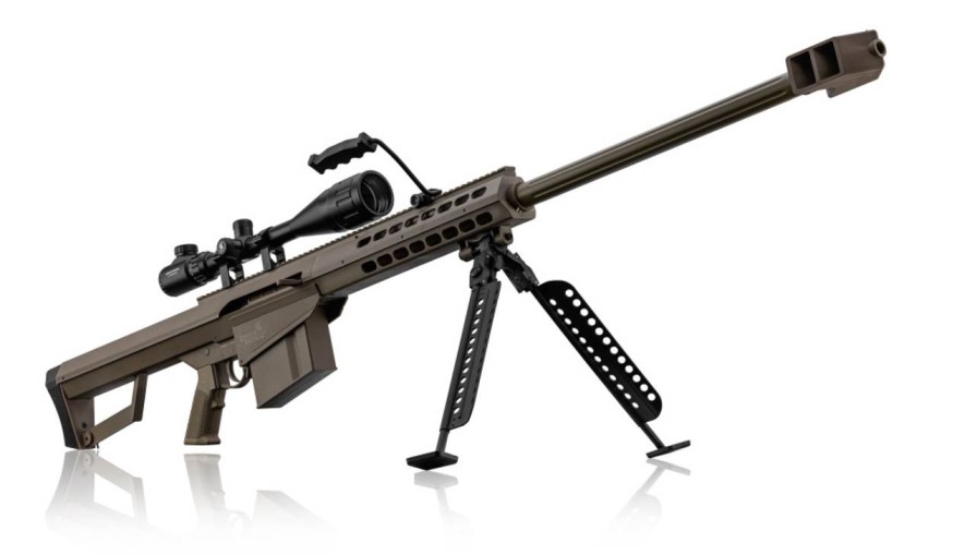 GAME-ON Softgun Snipers | Lt - Barrett M82 Sniper Pakke Fjrdrevet Softgun - Tan