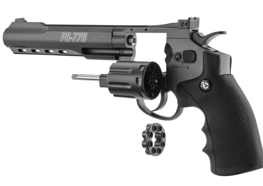 GAME-ON Revolvere | Gamo - Pr776 Co2 Drevet Revolver - 4.5Mm