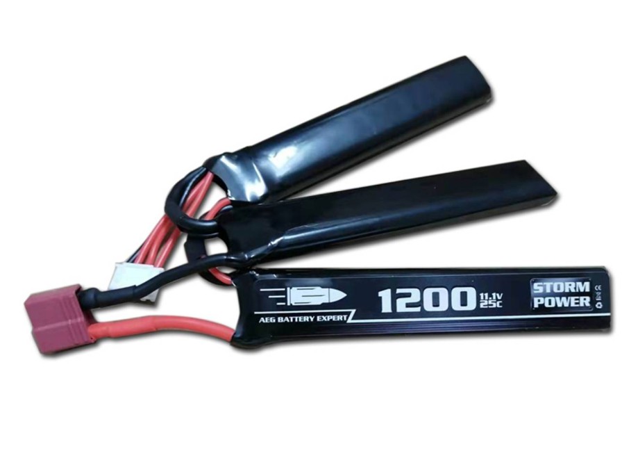 GAME-ON Li&Po Batterier | Li-Po 11.1V Gen2 Batteri - 1200Mah 25C - Pdw Sticks