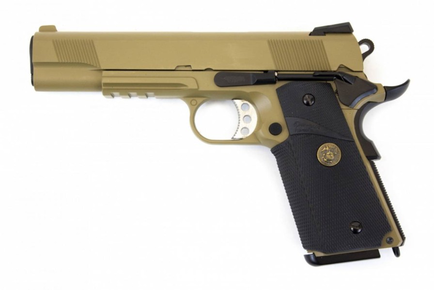 GAME-ON Gass Med Blowback | We - 1911 Meu Med Rail Tan