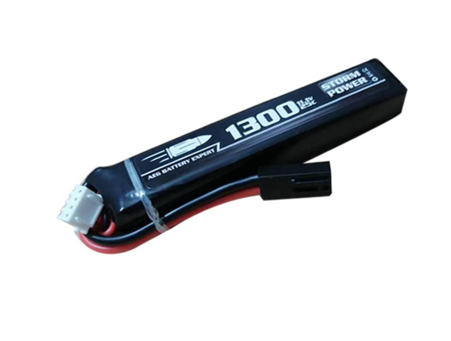 GAME-ON Li&Po Batterier | Li-Po 11.1V Gen2 Batteri - 1300Mah 25C - Stock Tube