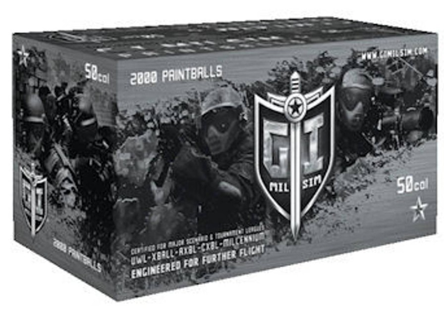 GAME-ON .43&.50 Kaliber | 50Cal Paintballs - 2000Stk