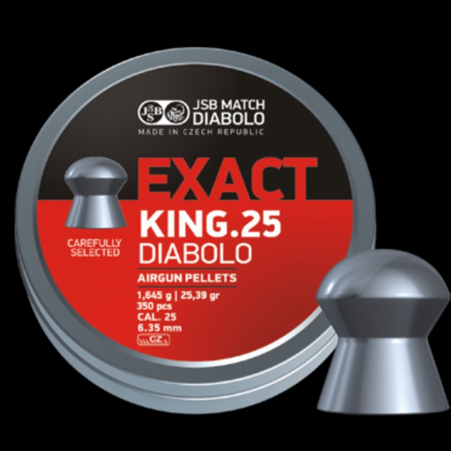 GAME-ON 5.5Mm&.22&&6.35Mm&.25 | Jsb Exact King - 6.35Mm - 350Stk