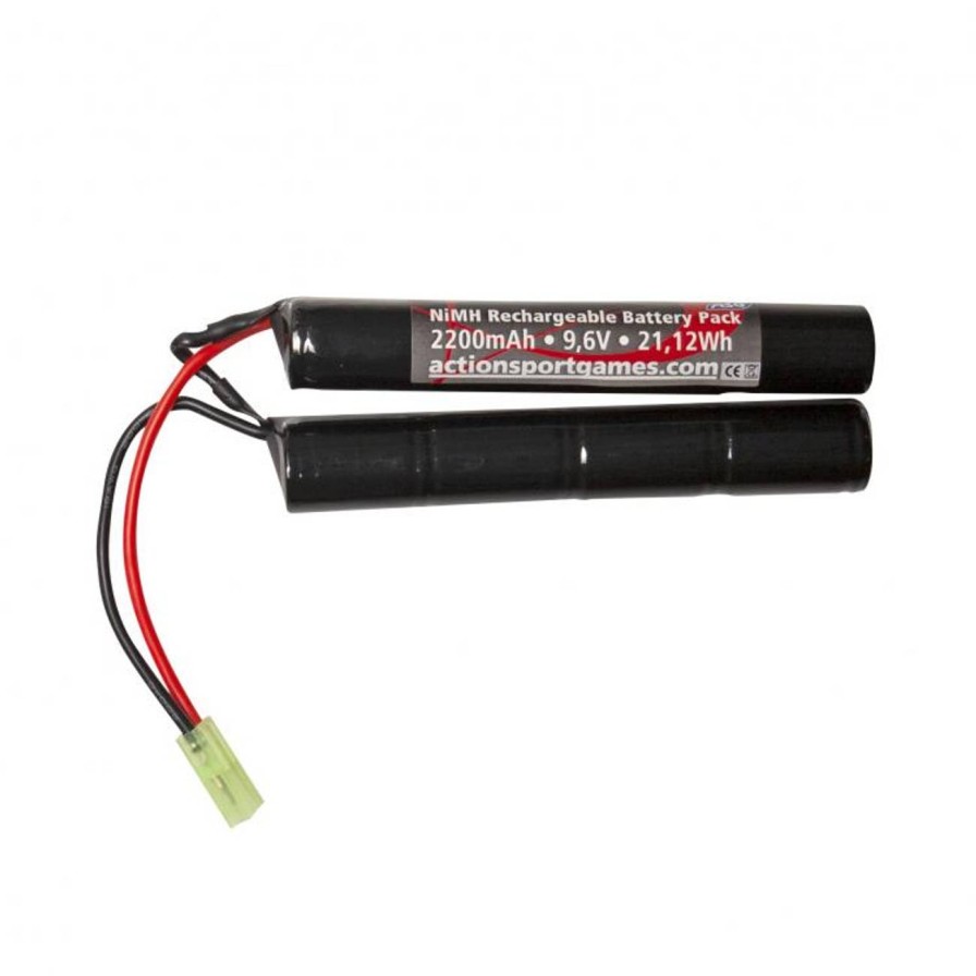 GAME-ON Nimh Batterier | Asg Batteri - 9.6V 2200Mah Nimh Tamiya