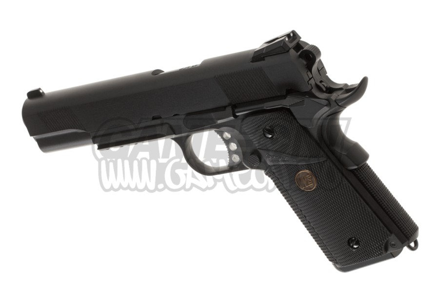 GAME-ON Gass Med Blowback | We - 1911 Meu Gassdrevet Softgunpistol - Svart