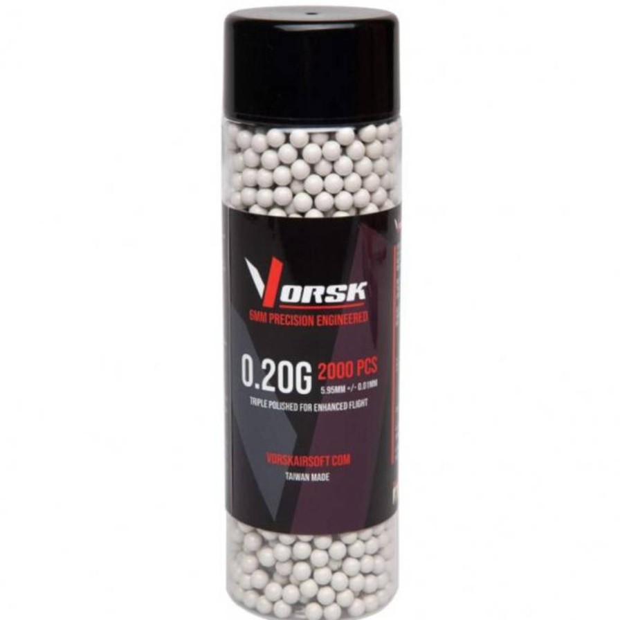 GAME-ON Bb Kuler | Vorsk - 0.20G Softgunkuler - 2000Stk